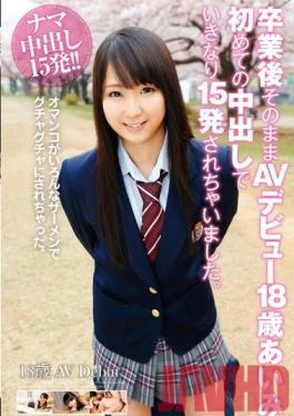 T28-410 Studio TMA Adult Video Debut Right After Her Graduation - 18-Year-Old Aimi's First Creampie - 15 Loads.